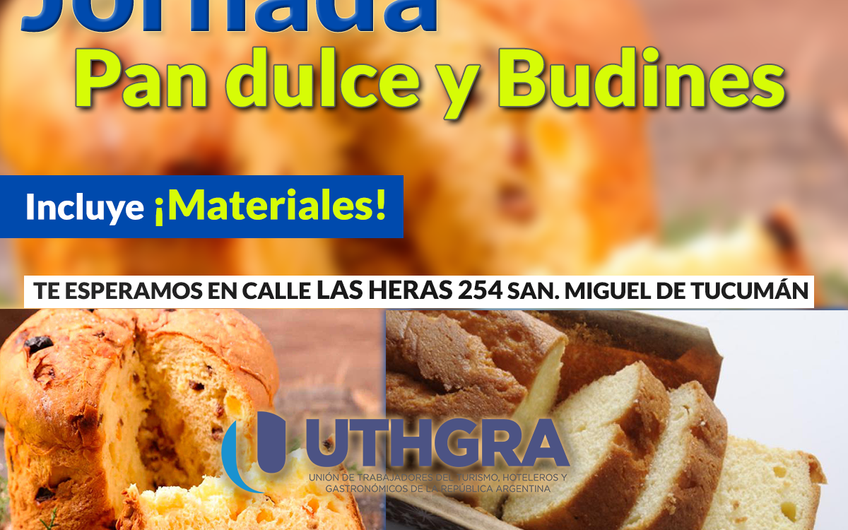 Jornada (PAN DULCE Y BUDINES) en Diciembre